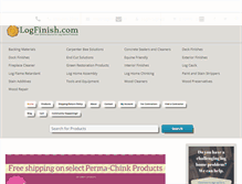 Tablet Screenshot of logfinish.com